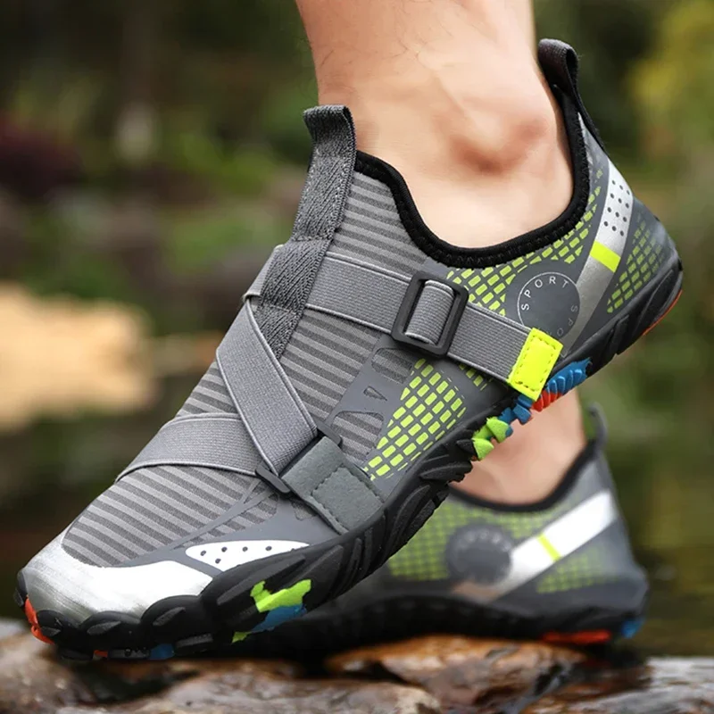 Water Shoes Aqua Shoes Barefoot Shoes Multifunctional Men Quick Drying Breathable Non Slip for Beach Snorkeling Surfing Swimming