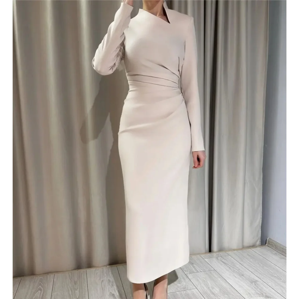 

Muloong High Ankle-Length Women Elegant And Pretty Luxury Prom Dress