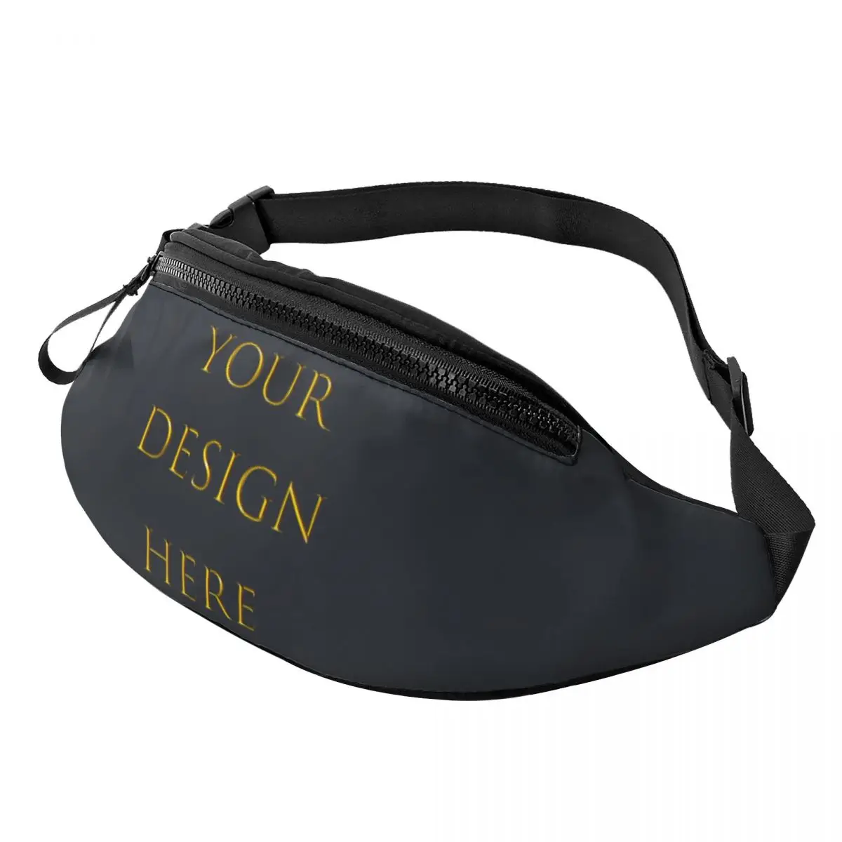 

Cool Your Design Here Fanny Pack Women Men Crossbody Waist Bag for Traveling Phone Money Pouch