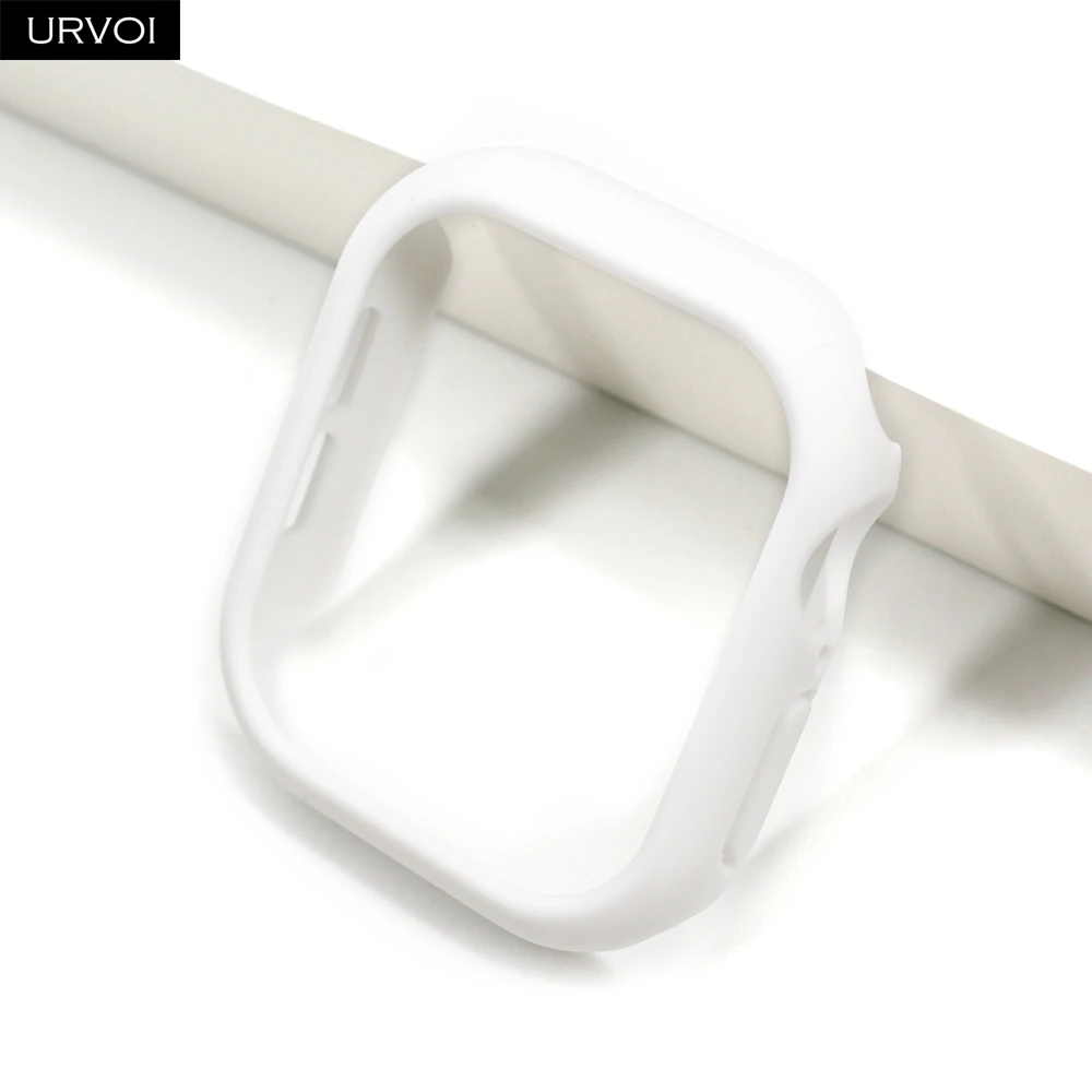 Premium Ultra-Thin Candy PC Case for Smartwatch - Sleek Protective Bumper Frame Accessory