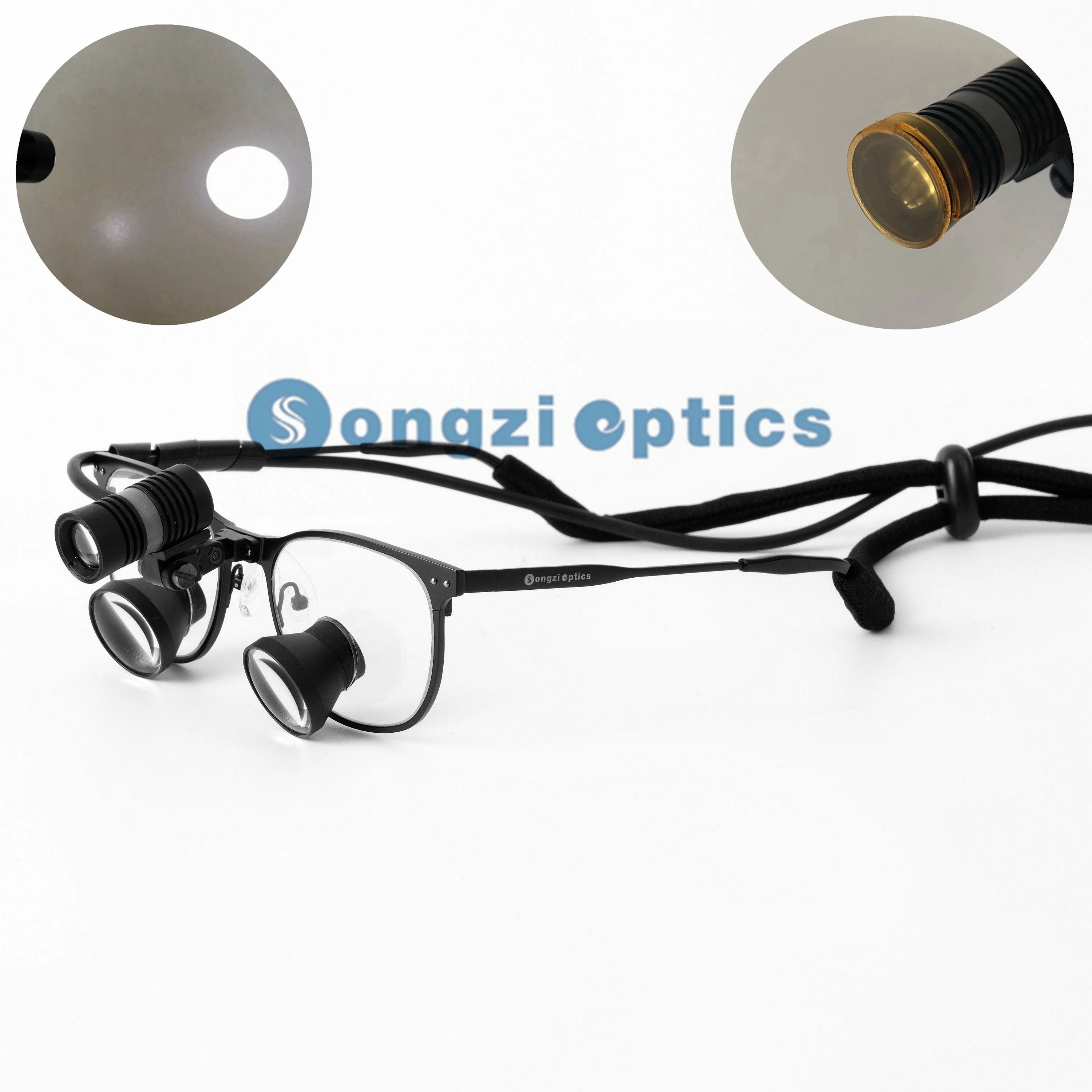 2.5X 3X 3.5X Songzi Optics Titanium Frame TTL Dental Surgical Loupes