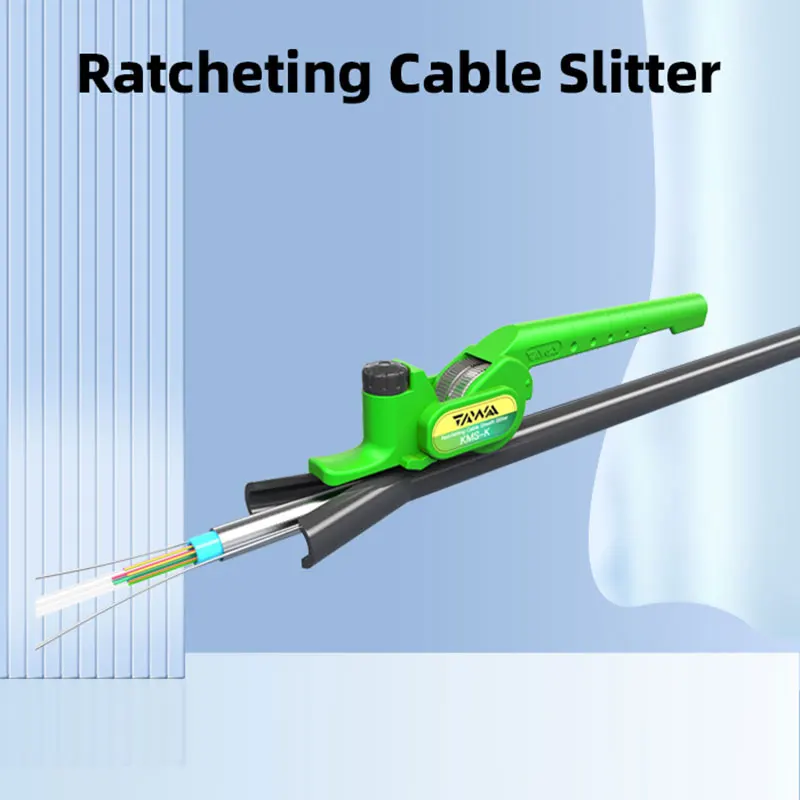 Tawa-KMS-K Ratchet Cable Slitter, Cutting Depth 0-5mm, Both Sides Blade Can Use Cable OD ≤ 25mm Long Life sp series u drill 13mm 45mm 2d depth fast drill indexable bit drilling for each brand sp series blade machinery lathes cnc