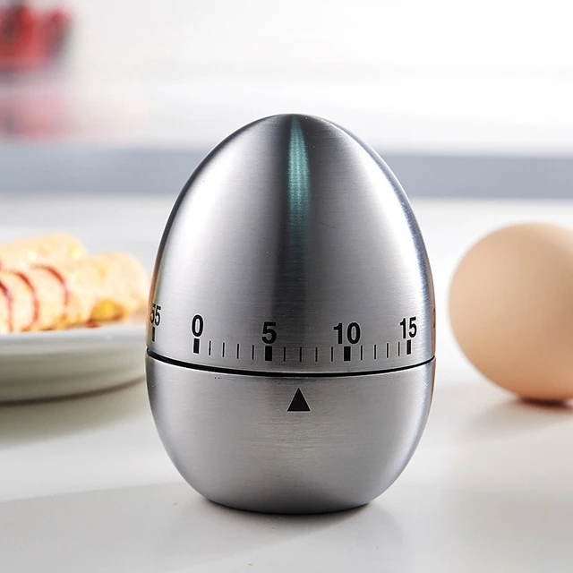 Kitchen Timers for Cooking, Chef Cooking Timer Clock with Loud Alarm,100% Mechanical Desk Timer - No Batteries Required 1