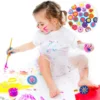 23 Pcs Eva Graffiti Stamp Kids Stamper Paint Sponge Brush Painting Stamper Double-Side Ink for Kids Sponges Child 6