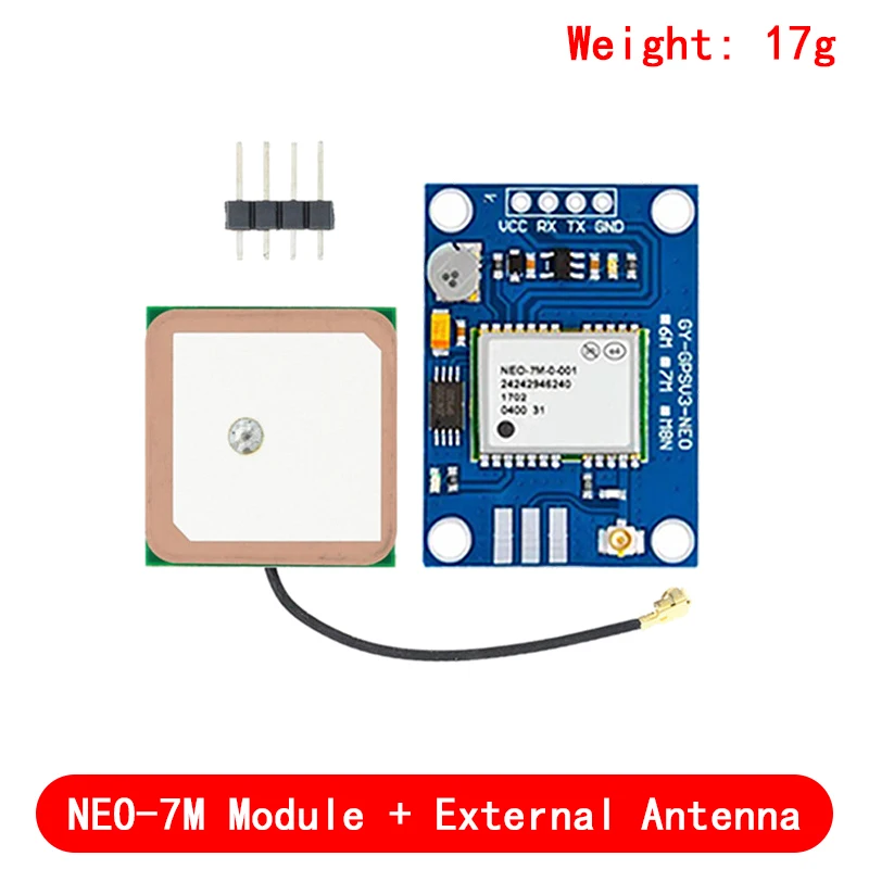 NEO-6M NEO-7M NEO-8M GY-NEO6MV2 GY-NEO7MV2 GY-NEO8MV2 GPS-Modul mit Flight Control EEPROM MWC APM2.5 große Antenne für Arduino – Detail 7