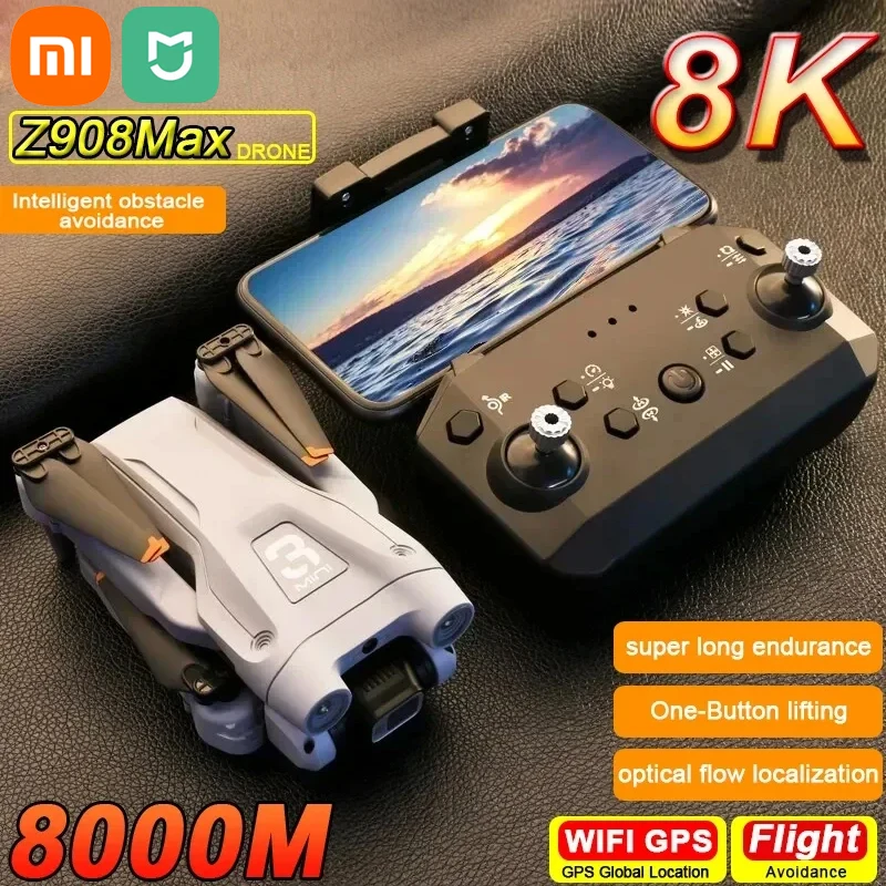 Drone Xiaomi Mijia 8K HD 5G GPS Pro Double Caméra - 10000m - Cadeau (Neuf)