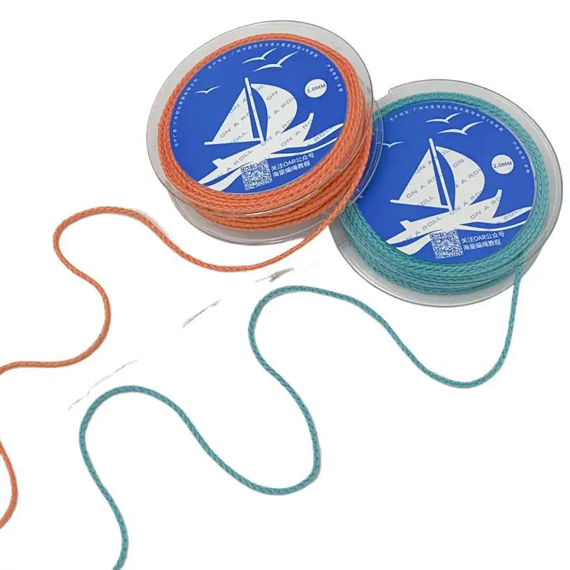 2mm Cotton Thread Solid Color Dragon scale Rope Cotton Rope Pendant Woven Rope Bracelet Hand Cords