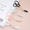 Karsyngirl 1Pcs Safe Eyebrow Trimmer Stainless Steel Eyebrow Scissors with Comb Hair Removal Shaver Eyebrows Shaping Makeup Tool 5