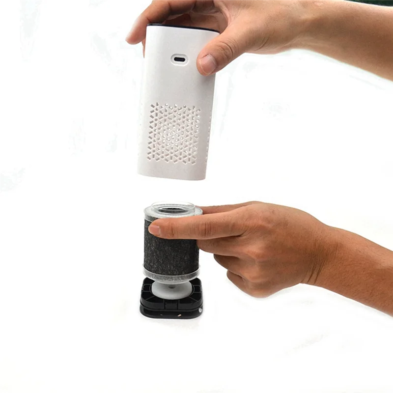 A95E-Air Purifier Car Negative Generator Remove Formaldehyde Deodorizer Smoke Washer Vehicle Air Cleaner Home