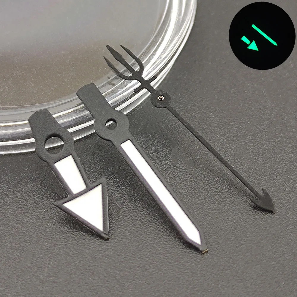 watch hands green super luminous hands fit NH35 NH36 movement Watch Movement High quality super green light pointer