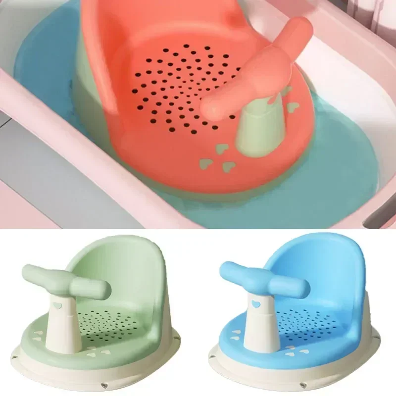 Baby Tub Seat Bathtub Pad Mat Chair Safety Anti Slip Newborn Infant Baby Care Children Cute Bathing Seat For 6-18 Months baby bath support pad,baby bath seat,baby bath tool