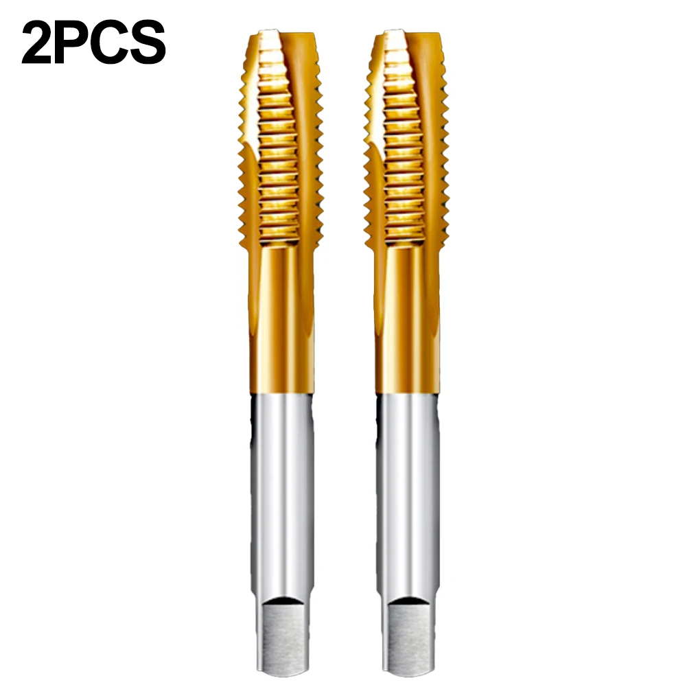 

2PCS M2 Coating Screw Tip Machine Tap Drill Bit M2x0.4 6542 High Speed Steel For Bicycle Repairing Hand Tools