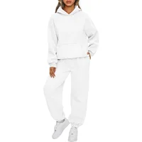 Ensemble sweat à capuche et jogging unisexe, tenue de sport décontractée pour hommes et femmes, automne et hiver 2