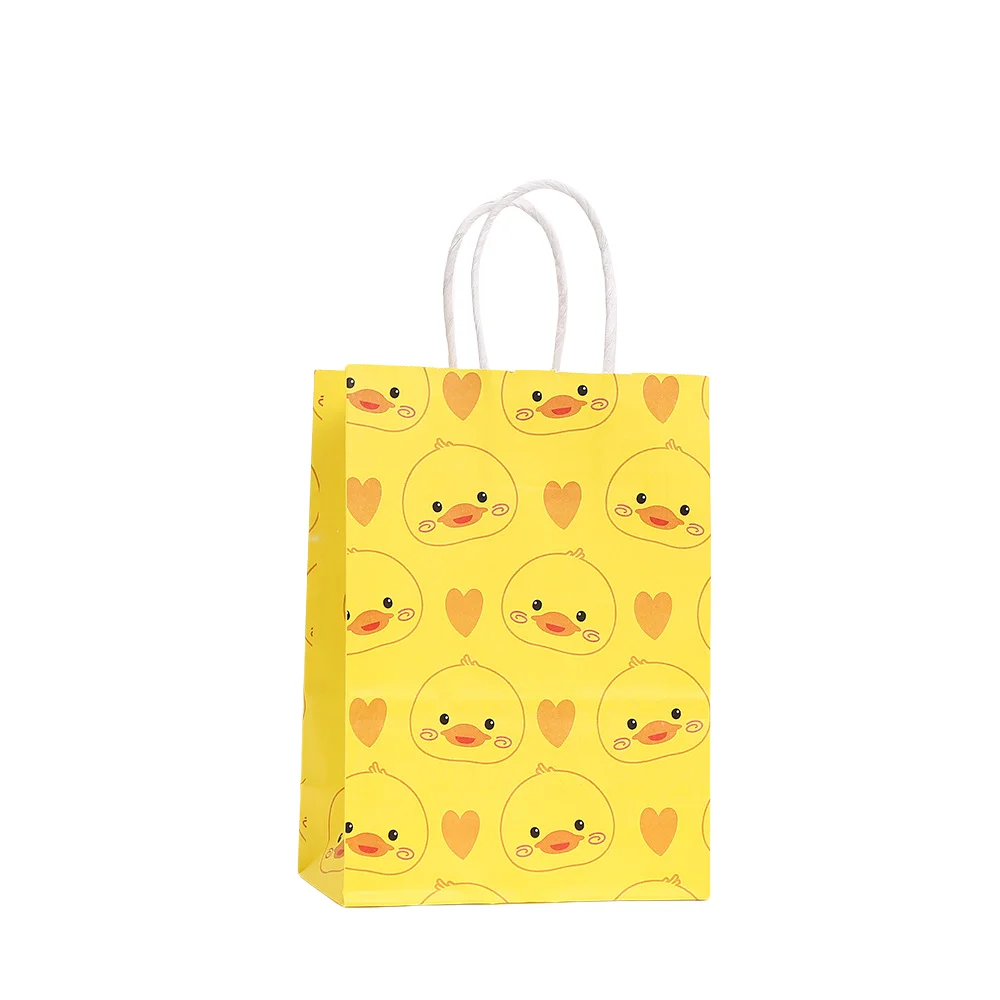 LPZHI Yellow Duck Gift Bags, Cute Duckling-Themed Party Tote Bags for Sweets, Candy, Sm... - SKU YDGB1206 - UGI Packaging