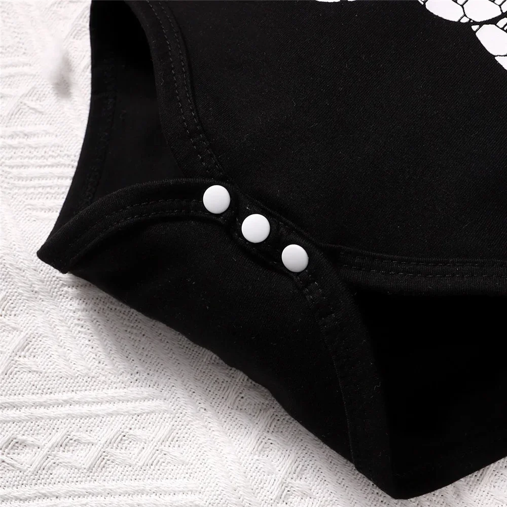 2PCS Newborn Baby Boy Romper Little Bear Print Summer Short Sleeve Bodysuit Leisure Time Jumpsuit+Hat for Infant Boy 0-9 Months 3