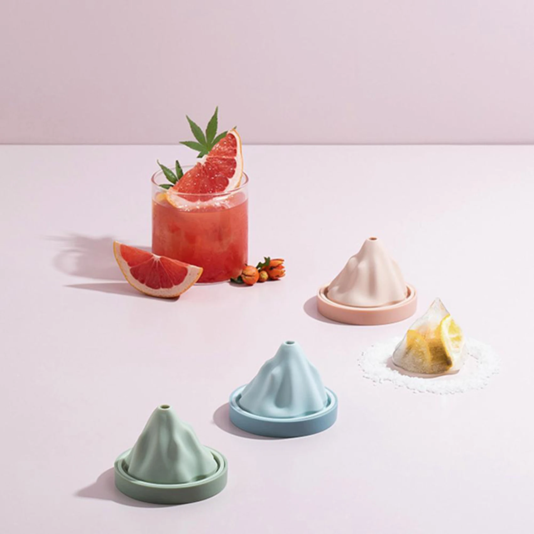

3 PCS DIY Homemade Ice Square Freezer Mold Kitchen Accessories Snow Mountain Ice Mold Silicone Ice Mold