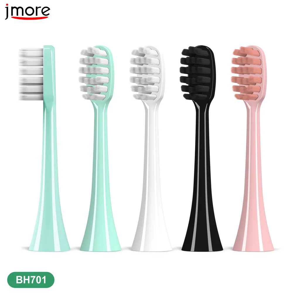 

Soft Bristles Replacement Electric Toothbrush Heads Adult Children Kids Sensitive Gum Care Jmore BH701 Deep Cleaning Brush Head