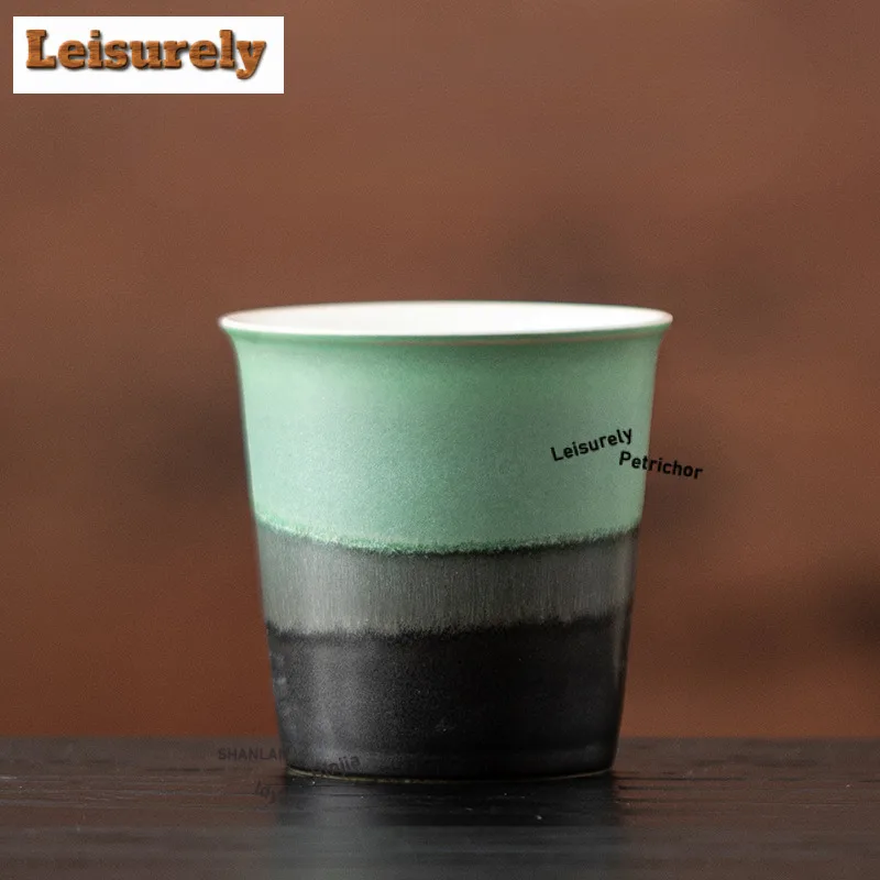 100ml Minimalist Kiln Fambe Cola Mug Coffee Milk Pot Personal Mug Bubble Teacup Cold Hot Water Jug Household Teaware Ornaments