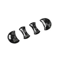 Car Steering Wheel Ring Trim Carbon Fiber Sticker Cover Decoration Auto Accessories For Audi A4 B8 8K A6 C6 4F Q5 8R Q7 4L A3 8V 4