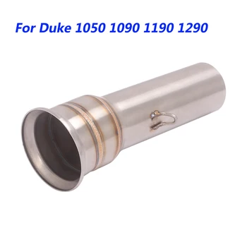 Slip On Motorcycle Mid Connect Tube Middle Link Pipe Stainless Steel Exhaust System Modified For Duke 1050 1090 1190 1290