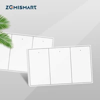 Zemismart Zigbee Push Wall Light Switches Work with Tuya Alexa Google Home Smartthings via hub 1 2 3 4 Gang Neutral Interruptor 1