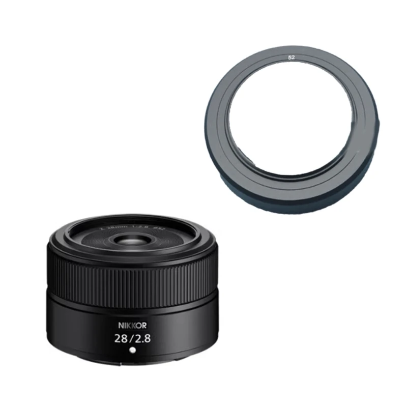 

HF-52 52mm Camera Lens Hood for Nikon Z28mm F2.8/Z40mm Aluminum Construction Dropship