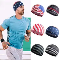 2024 Outdoor Sports Cycling Cap Pirate Hat Flag Print Dome Helmet Liner Hat Moisture Wicking Hat Fast-drying Beanie Running Cap 1