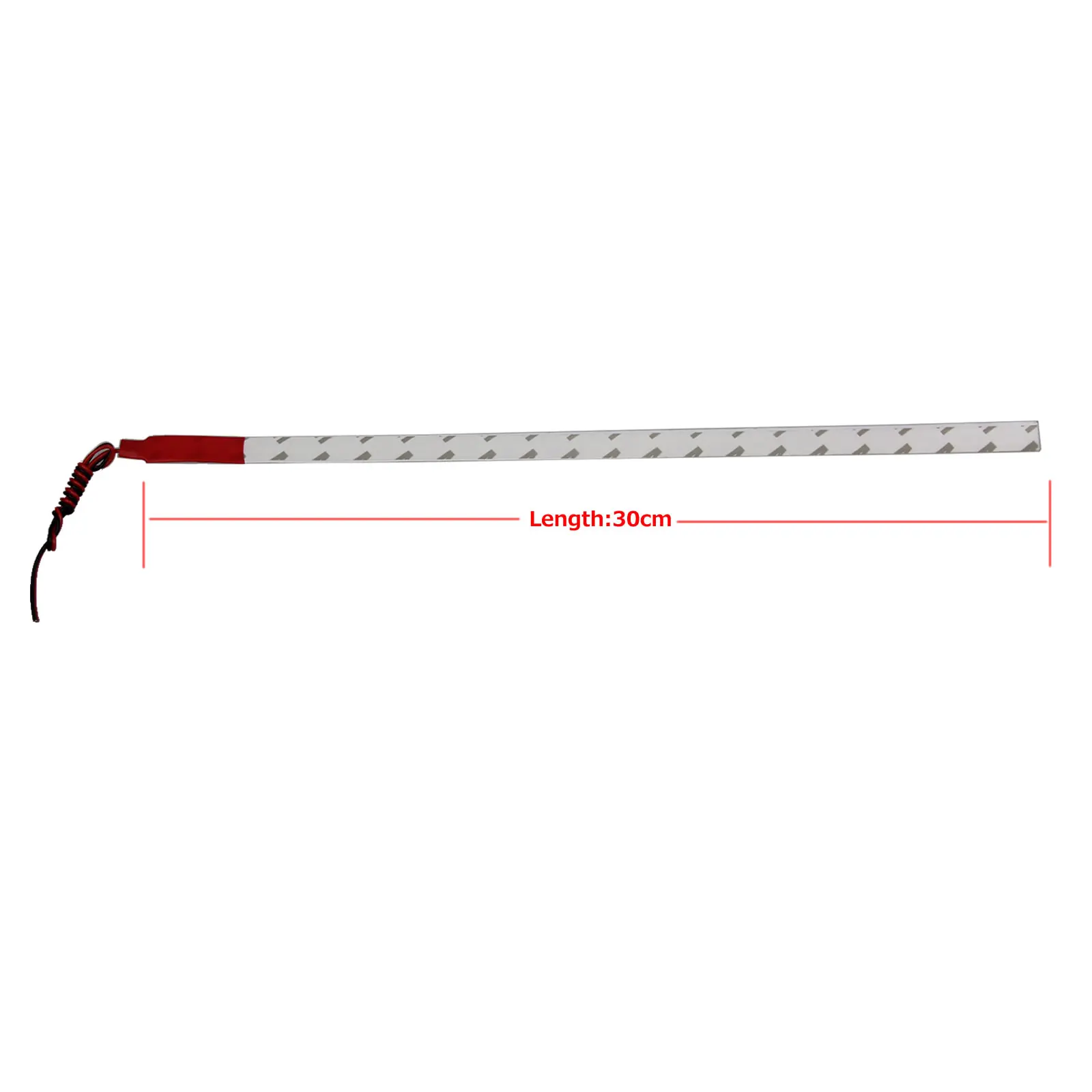 1x 빨간색 유연한 스트립 빛 30CM 1FT 12' 나이트 라이더 플래시 스트로브 스캐너 방수 32 1210 SMD LED M009-R