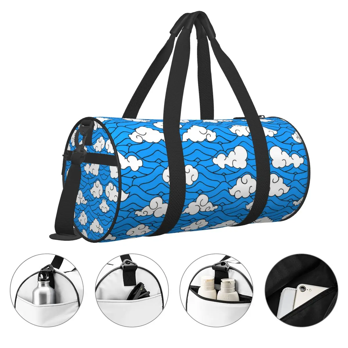 Anime Could Gym Bag Men Devil Training Sports Bags Men Custom Large Novelty Fitness Bag Oxford Handbags 3