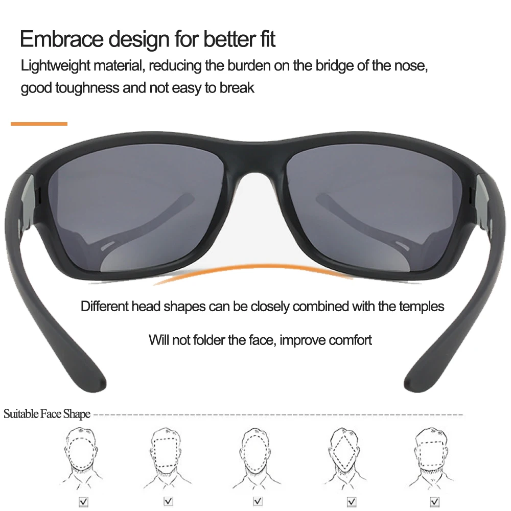 Men Polarized Fishing Sunglasses Goggles Driving Shades Hiking Fishing Classic Sun UV400 Eyewear