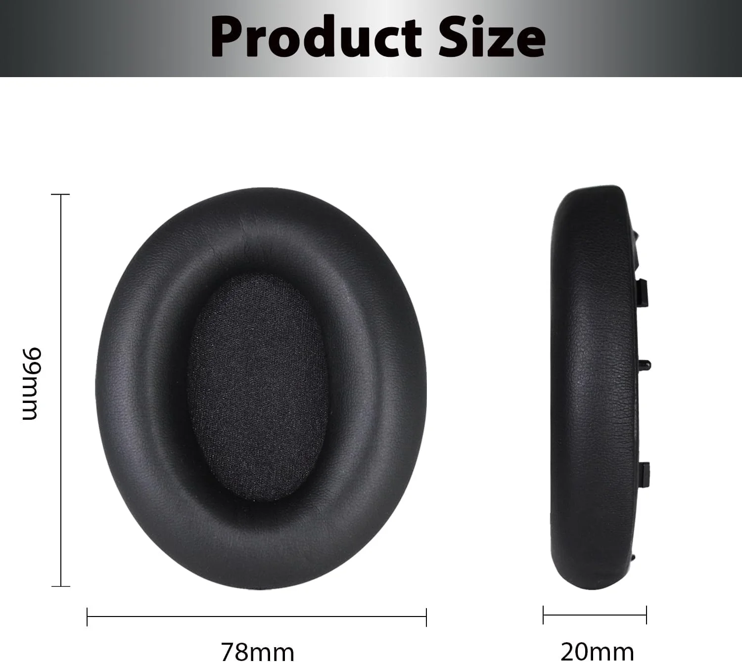 Premium Replacement Ear Cushions - Soft Memory Foam Pads