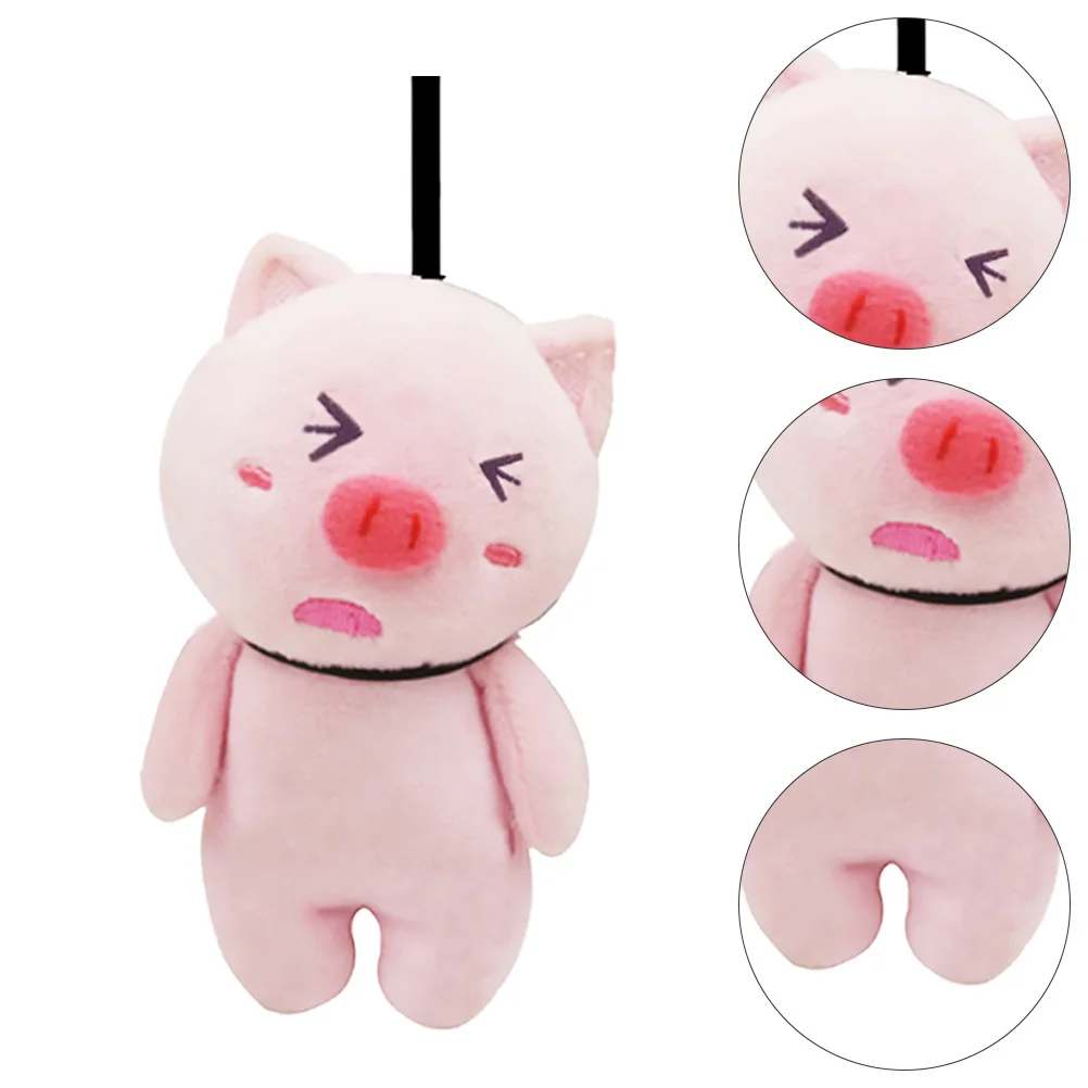 

Hanged Pig Pendant Exquisite Keychains Bag Decor Plush Toy Lovely Pp Cotton Unique