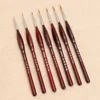 7Pcs Paint Brush Set Professional Sable Hair Art Nail Painting Drawing Pen 6