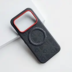 Magnetic Matte Metal Lens Ring PU Leather Shockproof Case with Magsafe Compatibility for Nothing Phone (4a) Pro (1)