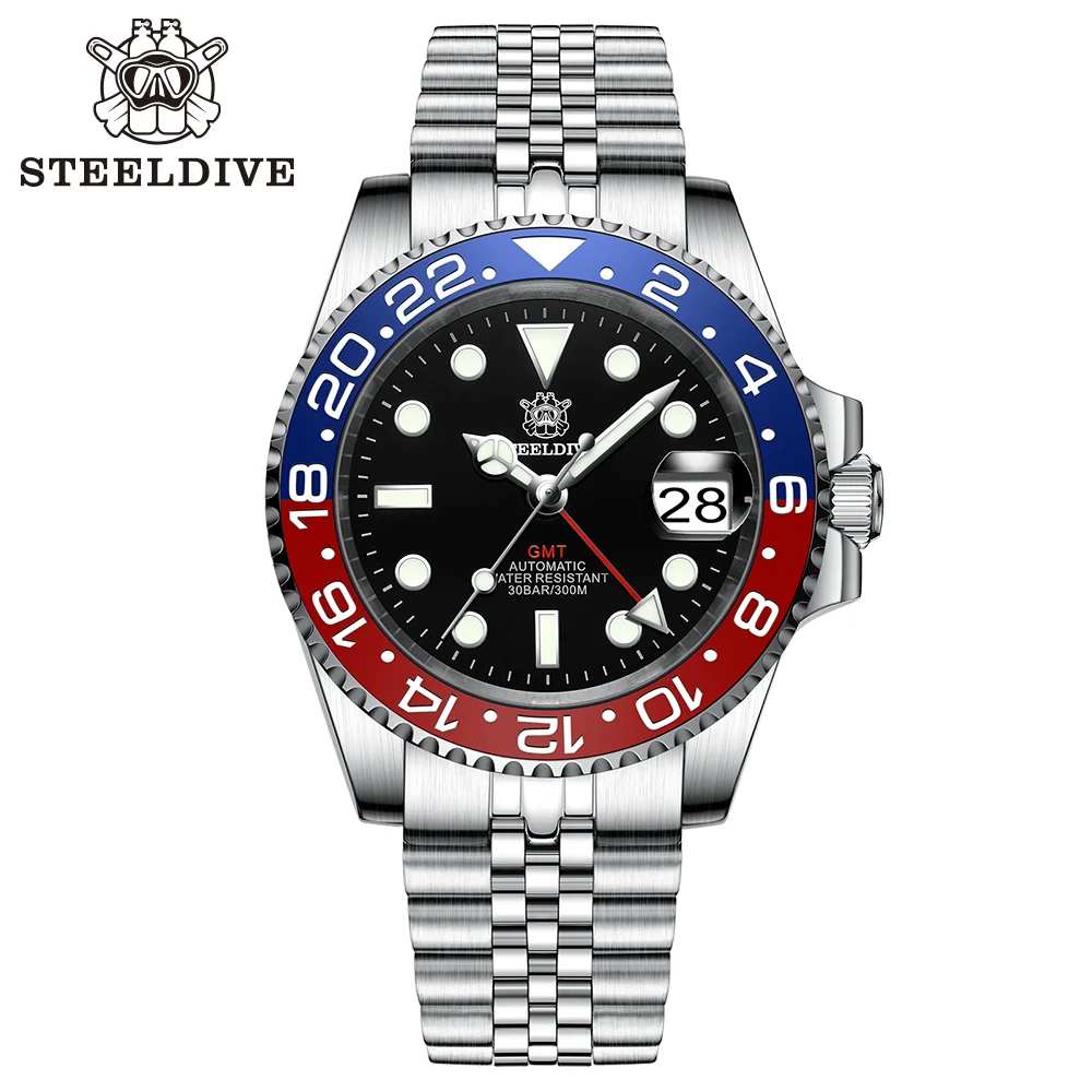SS34様 STEELDIVE SD1993 V2 Bi-Direction Ceramic Bezel 41MM Super Luminous
