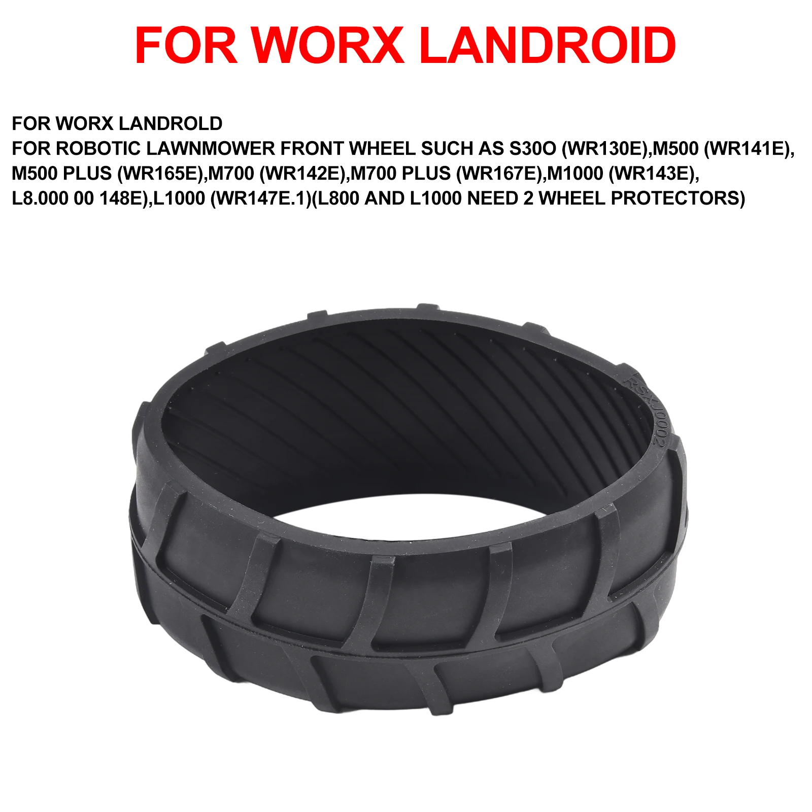 

Wheel Protection Front Bike M Robotic Lawnmower Wheel Protection XL Front Bike M M Reduces Noise Package Contents