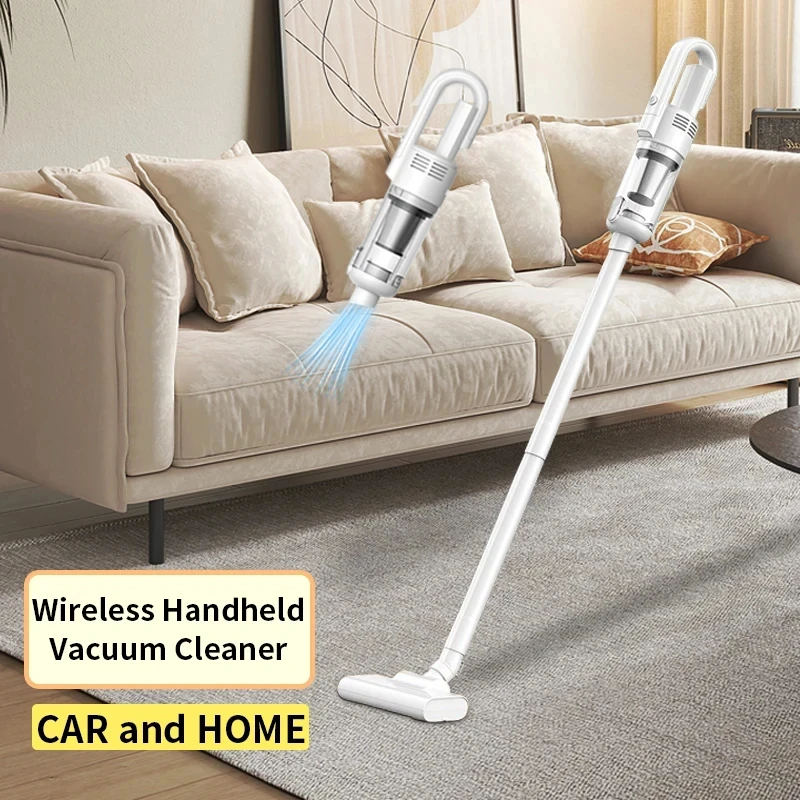 Handheld Vacuum Cleaner 6500Pa Powerful Wireless Car Vacuum Cleaner Lightweight Portable Dustbuster Home Cleaning Machine 2