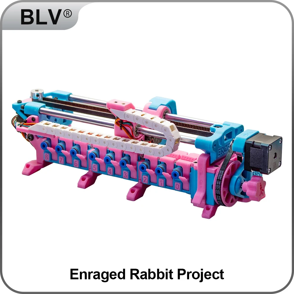 BLV® Trident Mmu Kit Enrager Rabbit Carrot Feeder Ercf Ercp Easy Brd V1.1 Multi Material 3D Printer VORA(O)N