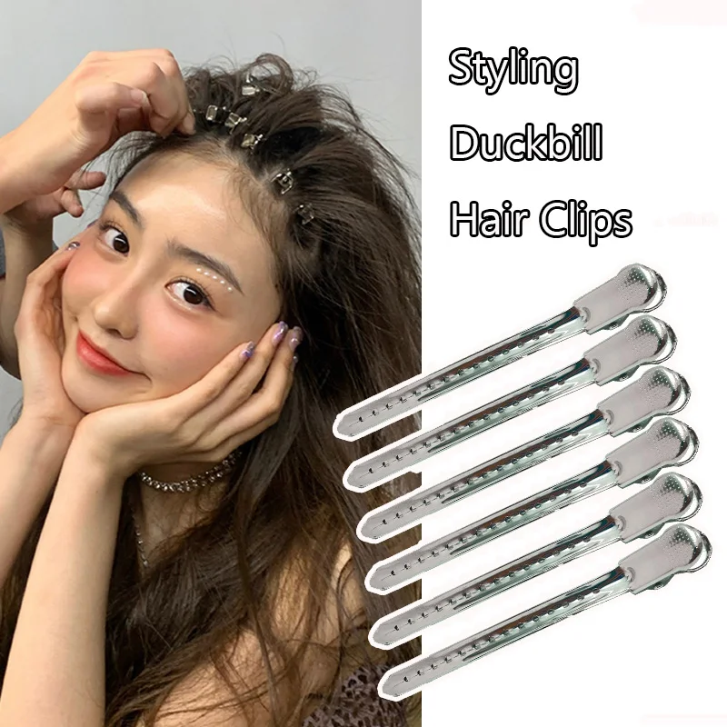 6Pcs 12Pcs Professional Ladies Salon Fixed hair No Bend hair Pin Curl Makeup No Crease Hair Clip Women Styling Tool Accessories