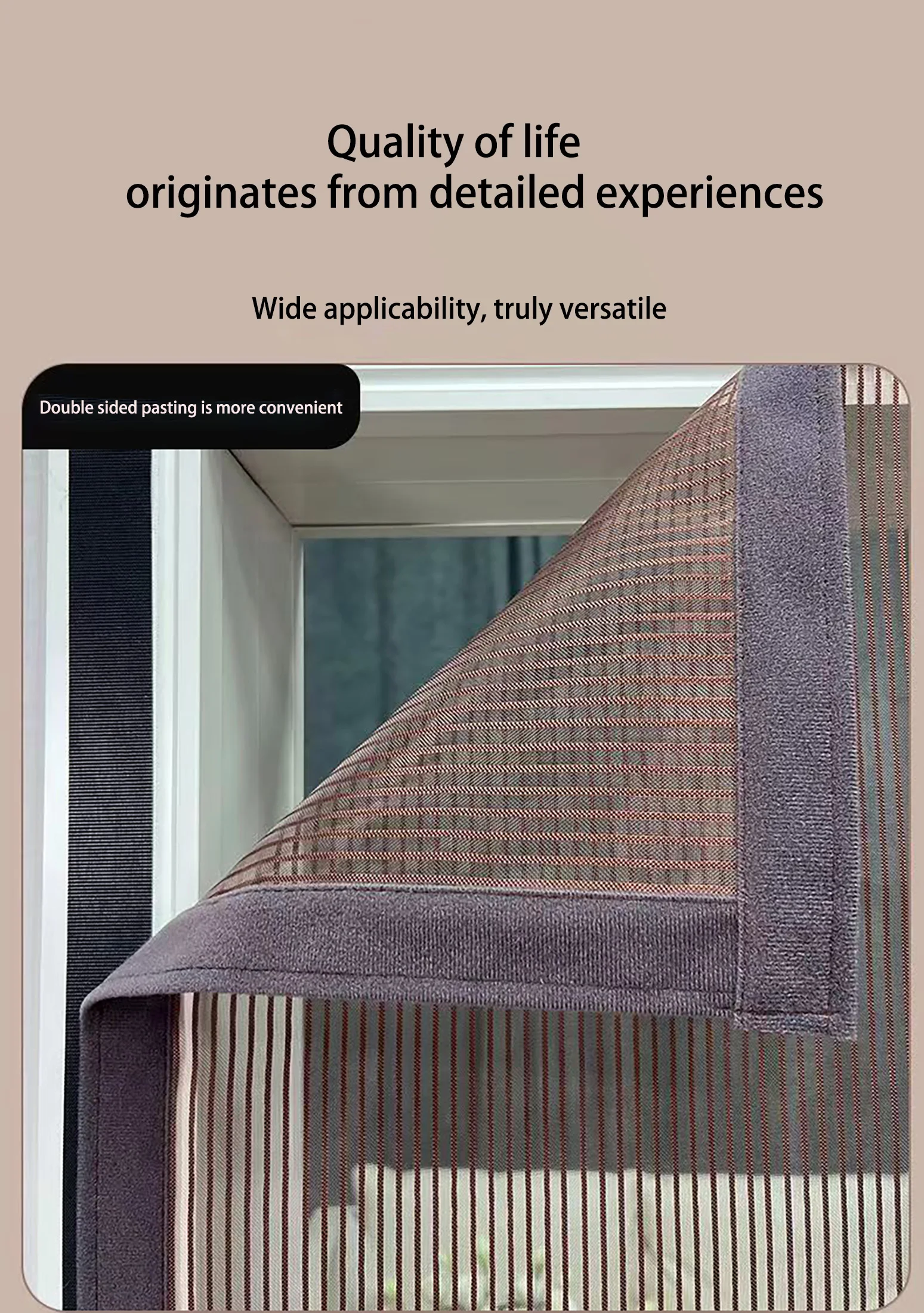 Wear resistant diamond mesh mosquito nets for windows and doors can be customized in multiple sizes