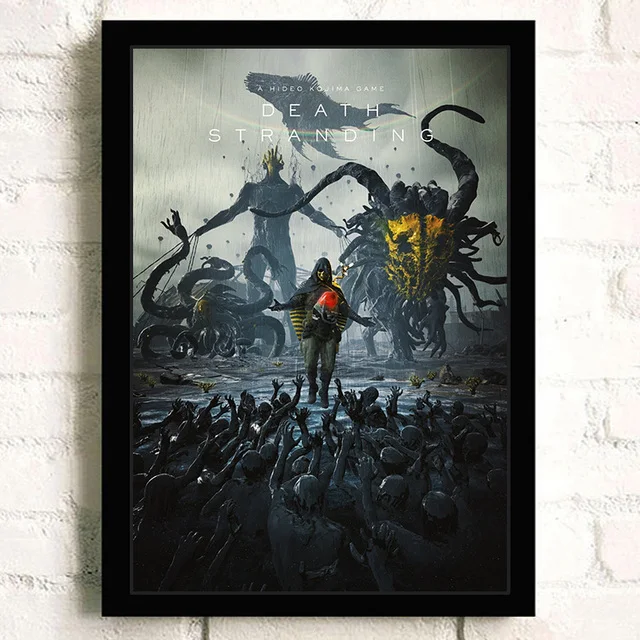 thumbnail image 1 of Death Stranding Game Poster Comics Quality Wall Art Painting Print on Canvas Bar Cafe Room Poster Pictures Cuadros Home Decor, 1 of 5