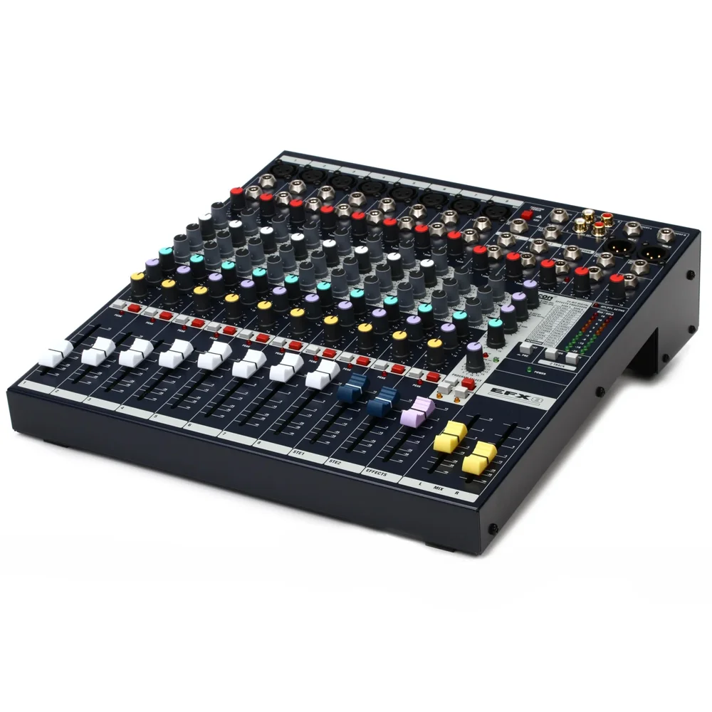 EFX8 8 channel Digital Effects Professional Audio Mixer DJ 48V Sound Mixer Console Pro Audio Stage Performance audio mixer
