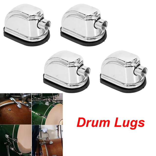 4pcs Bass Drum Lugs Set Snare Drum Claw Hooks Jazz Drum Connector Kit  Percussion Replacement Parts - AliExpress