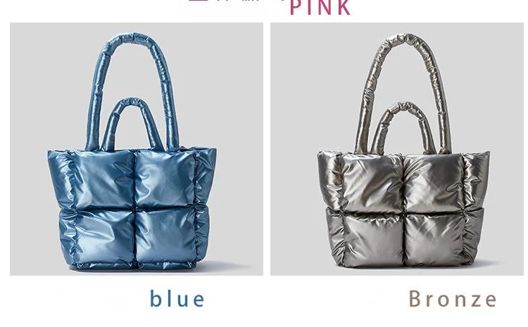 Borsa a mano, nuovo modello sul mercato, borsa da donna imbottita di alta qualità, alla moda e classica, semplice, spazio, tinta unita, morbida, a quadri, borsa a tracolla imbottita_voghion.com
