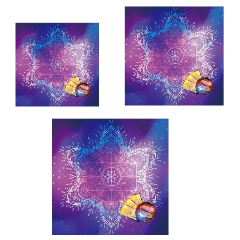 Tarot Card Tablecloth Square Divinations Tapestry Metatron Theme Astrologys Tablecloth Table Mat Witchcraft DropShipping