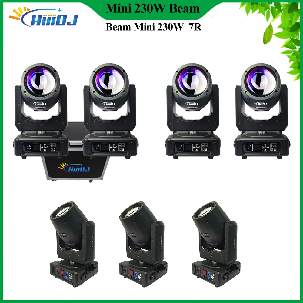 Flightcase-miniluz-Beam-de-2-a-10-piezas-iluminaci-n-de-cabeza-m-vil-7r