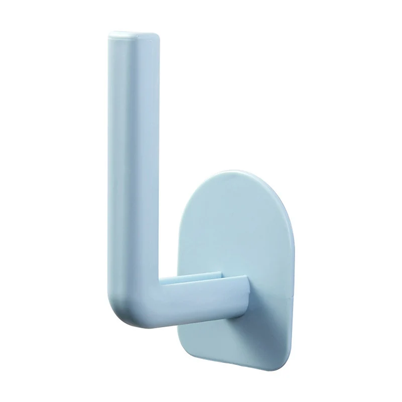 Description Picture 3 of item3 Color Plastic Tissue Hanger Roll Paper Holder Wall Mounted Towel Storage Rack Organizer Shelf Kitchen Bathroom Accessories