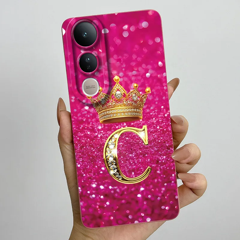Luxury Letters Silicone Soft Phone Case with Camera Protection - Elegant Back Cover