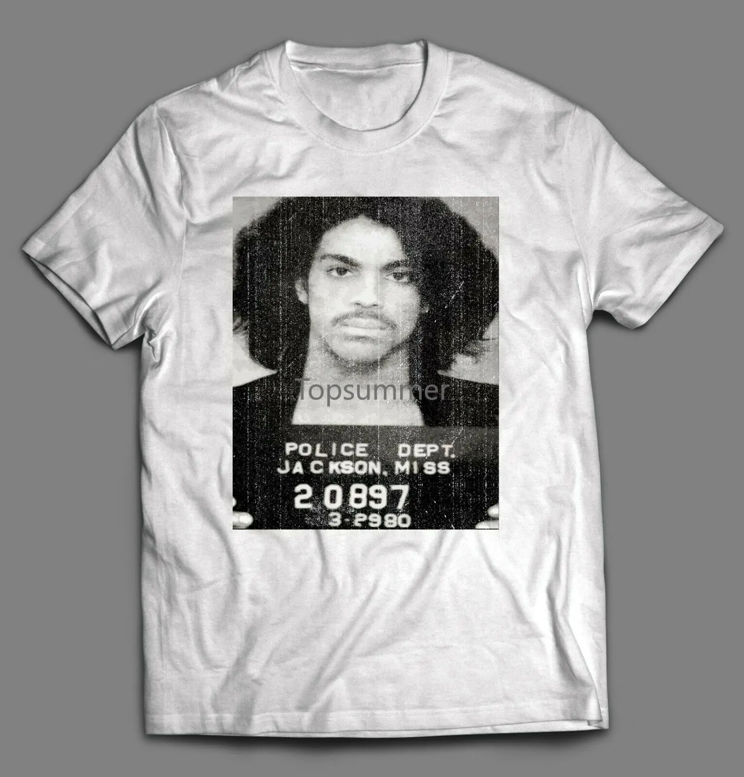 

Vintage Prince Mugshot Distressed Photo Shirt Many Options Available