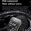 Amoled Ultra-thin Curved Waterproof Smartwatch Women Blue Tooth Call Smart Watch Men Sleep 24h Heart Rate Health Monitor Sports 4